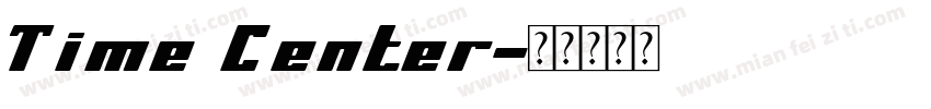 Time Center字体转换